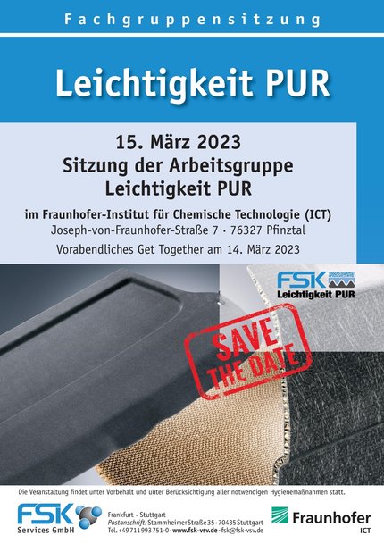 FSK Fachtag Leichtigkeit PUR am 15.03.2023 – Save the Date